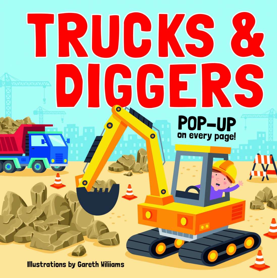 POP UP BOOK - TRUCKS AND DIGGERS | Brumby Sunstate